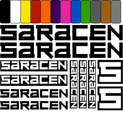 STICKERMASCHINE SARACEN aufkleber sticker fahrrad bicycle