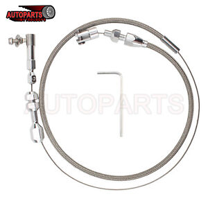 24inch Stainless Steel Throttle Cable For 1986-1993 Ford Mustang 302 5.0L
