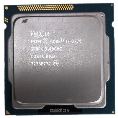 Intel Core i7-3770 3.40GHz 8MB Quad-Core LGA 1155/Socket H2 CPU SR0PK - Image 1 of 2