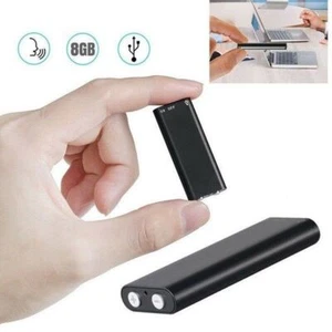 8GB Professioneller Sprachrekorder Digital Audio Mini Diktiergerät - Bild 1 von 8