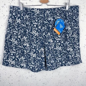 Columbia PFG Mens Size XL Super Backcast Water Shorts Navy Kona Print 6L NWT - Picture 1 of 12