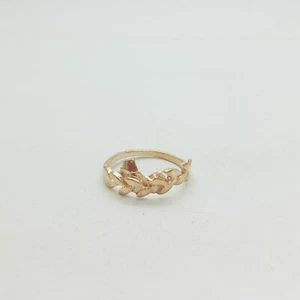 Trend Gold Farbe Fingerring Größe 57=18mm Damen Mode Schmuck Accessoires 800038 - Picture 1 of 1