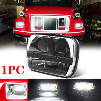 Faro LED 7x6" 5x7" haz alto/bajo para Freightliner MT35/45/55 FL50/60/70/80/112 Foto 1 de 4