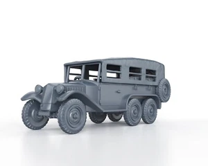 WWII - CZECH TATRA KOPRINVNICE T72 tarp - 3D resin printed model  - Picture 1 of 5