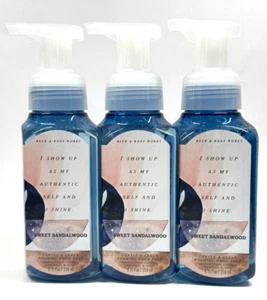NEW 3 BATH & BODY WORKS SWEET SANDALWOOD GENTLE FOAMING HAND SOAP 8 FL OZ - Picture 1 of 5