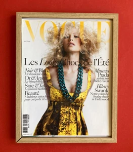 couverture decoration VOGUE avril 2005 Paris 856 poster Carolyn Murphy french - Picture 1 of 3