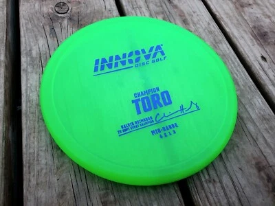 Innova Champion Calvin Heimburg Toro 175g Green Disc Golf Midrange Driver - Image 1 of 2