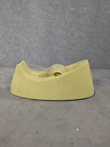 Vintage Scotch Tape Dispenser Yellow Mid Century Modern 60’s 70’s - Picture 1 of 6