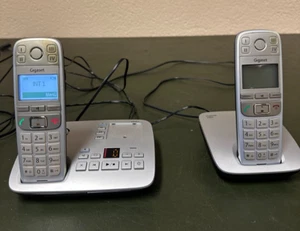 Siemens Gigaset E500A und E500 schnurlos Telefon mit Anrufbeantworter - Picture 1 of 20