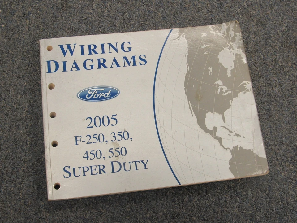 Ford F-250 F-350 Super Duty Truck 2005 diagramas de cableado manual de servicio Foto 1 de 1