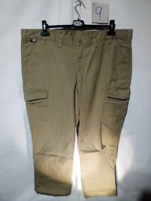 Calça jeans/calça masculina 44x32 Carhartt 2112cat2 resistente a chamas bronzeado/bege  - Imagem 1 de 4