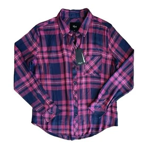 Camisa Rails Hunter Abotonada Rojo Índigo Para Mujer Talla M - Imagen 1 de 7