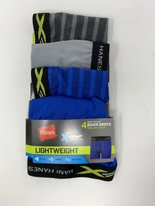 Hanes Boys 4-pk. X-Temp Performance Boxer Briefs Striped & Plain - Small (6-8) - Picture 1 of 7