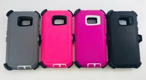 For Samsung Galaxy S7 Heavy Duty Rugged Defender Case Cover Belt Clip + Screen - Picture 1 of 11