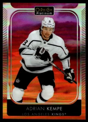 2021-22 O-Pee-Chee Platinum Red Surge Adrian Kempe Los Angeles Kings #47 - Image 1 of 2