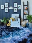 3D Ocean Waves G2672 Floor Wallpaper Murals Wall Print Decal Aj Coco 2024