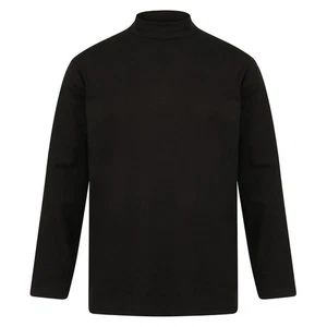 Henbury Mens Roll Neck Long-Sleeved Top PC5985 - Picture 1 of 7