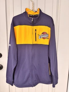 Cleveland Cavaliers Jacke Herren XL Blau Langarm Full Zip NBA Adidas - Bild 1 von 6