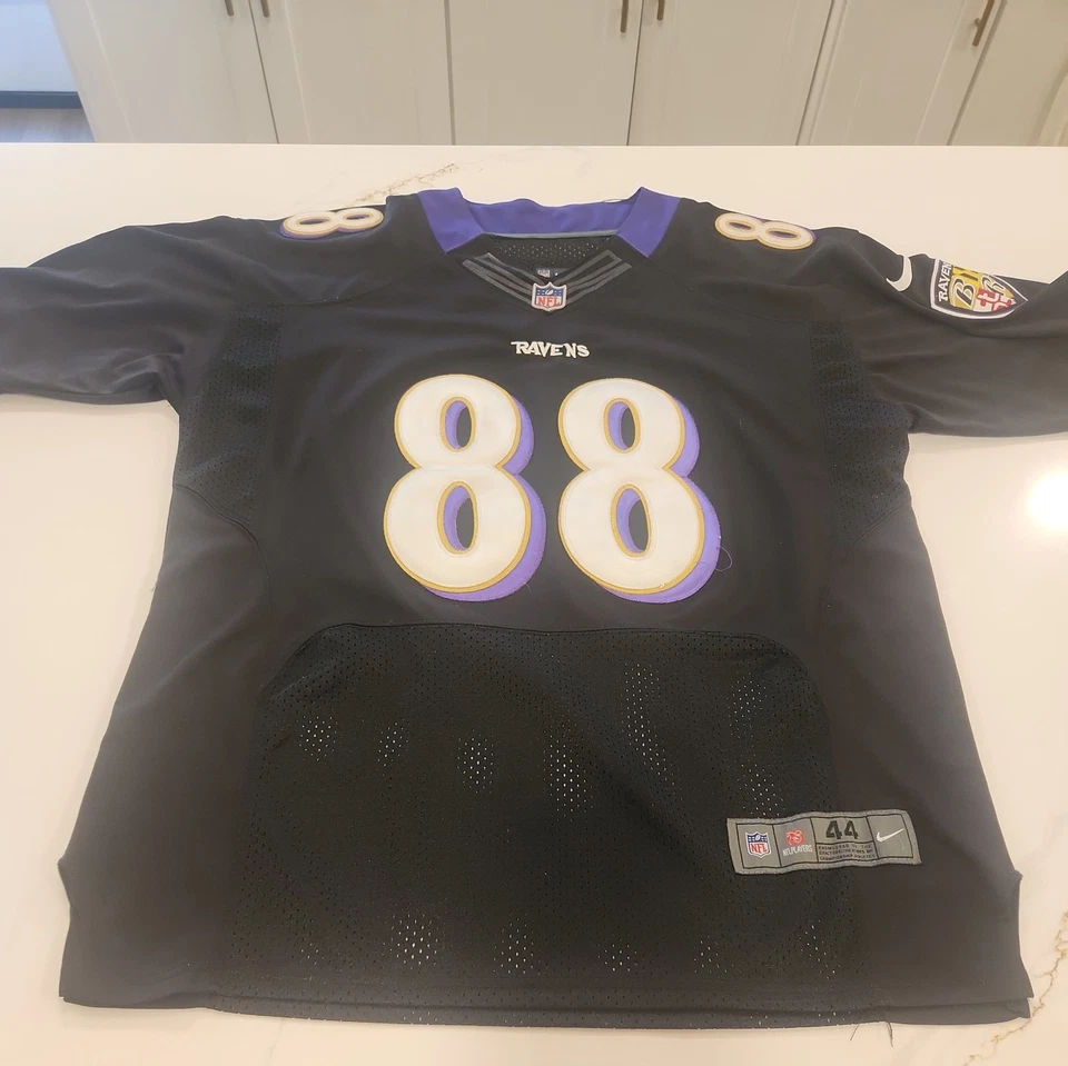 Camiseta de fútbol Nike Baltimore Ravens #88 negra cosida talla 44 Foto 1 de 4