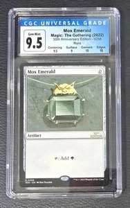 Mox Emerald 30th Anniversary Edition Regular CGC 9.5 Graded MTG Magic Card - Picture 1 of 2