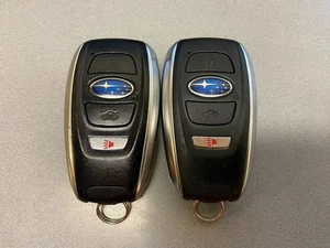 LOT 2 SUBARU LEGACY IMPREZA Remote FCC ID HYQ14AHK Keyless Entry Key Fob OEM - Picture 1 of 3