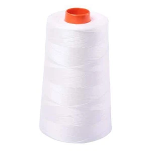 2021 50 Wt 100% Cotton Thread, 6,452 Yard Cone Natural White (4667) - Picture 1 of 1