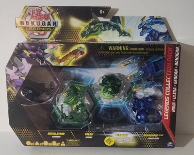 Bakugan Legends Collection Pack Nova Ultra Geogan Auxillataur Talon Dragonoid - Image 1 of 2