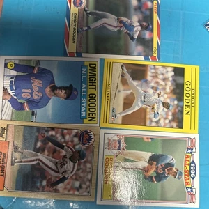 Lotto di 5 carte diverse Dwight Gooden, Fleer & Topps - Foto 1 di 10