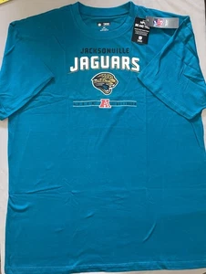 T-shirt uomo NFL Team Apparel Jacksonville Jaguars, taglia 3XT 3X alta, nuova con etichetta - Foto 1 di 6