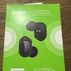 Belkin SoundForm Play In-Ear True Wireless Earbuds - Black - Picture 1 of 3