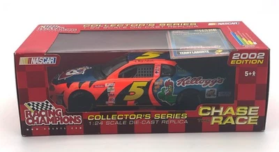 Racing Champions Terry Labonte #5 2002 coche fundido a presión escala 1/24 de Kellogg’s sellado Foto 1 de 4