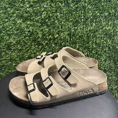 BIRKENSTOCK BIRKI'S FLORIDA BIRKO-FLOR MOCA MUJER 3 CORREAS SANDALIAS EU37 Foto 1 de 4