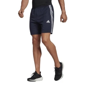 adidas Herren Primeblue 3 Streifen Shorts kurze Sporthose dunkelblau/weiß HM4807 - Bild 1 von 6