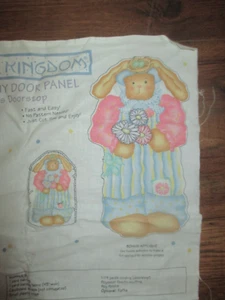 Panel de tela DAISY KINGDOM Vintage SOMEBUNNY DOOR TOPE - Años 90 - Imagen 1 de 2
