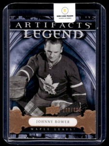 2009-10 Upper Deck Artifacts Legend Johnny Bower /999 Toronto Maple Leafs #125