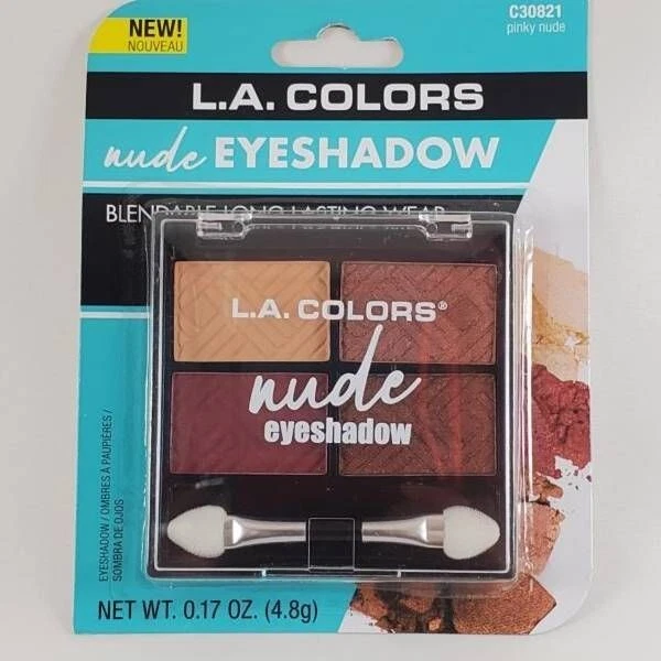 LA COLORS Nude Eyeshadow Quad C30821 PINKY NUDE .17 oz NIP! SEALED! RARE! - Image 1 of 1