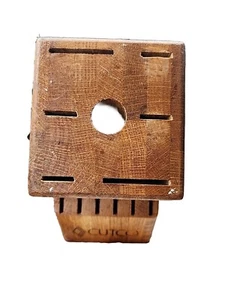 CUTCO Galley Block 13-Slot Cherry Finish.  QUICK US SHIPPING. - Picture 1 of 1