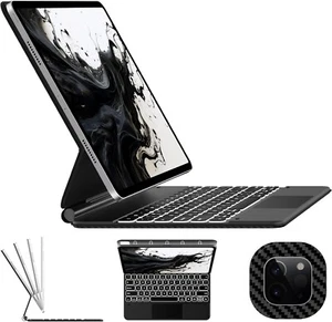 typecase Keyboard Case for iPad Air 13(M3 2025/M2 2024)and iPad Pro 12.9 Carbon - Picture 1 of 8