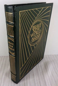 Brave New World by Aldous Huxley Leather Easton Press Mara Mcafee Illustrated - Imagen 1 de 5