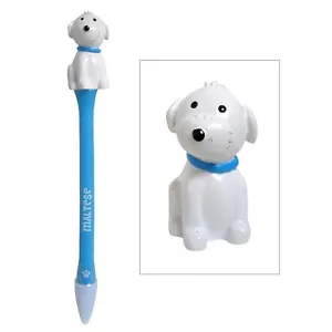 Figura maltesa Topper Pen Tinta azul - Imagen 1 de 1