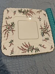 Royal Worcester Bone China Dunrobin 12" Square Serving Platter - Picture 1 of 12