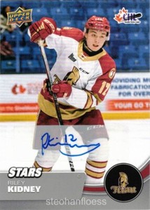 2021-22 Upper Deck CHL #323 Riley Kidney Montreal Canadiens Auto Autograph B