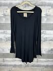 Cha Sor Black Xxl Long Sleeve Long Sweater