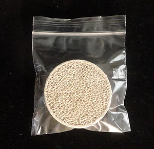 RETICULATED ZIRCONIA MOLTEN METAL FILTER SETTER DISK WIRELESS ELEMENT No.: 36 - Bild 1 von 9