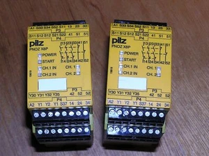 Lot of 2x PILZ PNOZ X8P 3S/2Ö ID no. 777760 used working !! PLEASE READ !! - Picture 1 of 8