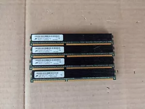 4X MICRON MT36JDZS1G72PZ-1G4D1AD 8GB 2RX4 PC3-10600R SERVER MEMORY RAM A4-15(6) - Picture 1 of 3