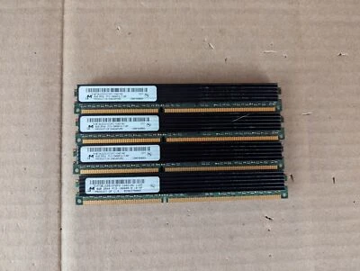 4X MICRON MT36JDZS1G72PZ-1G4D1AD 8GB 2RX4 PC3-10600R SERVER MEMORY RAM A4-15(6) - Image 1 of 3