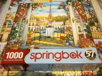 Springbok 1000 Piece Paris Puzzle Luxurious Lookout - Made in USA - 24” x 30”  - Image 1 of 4