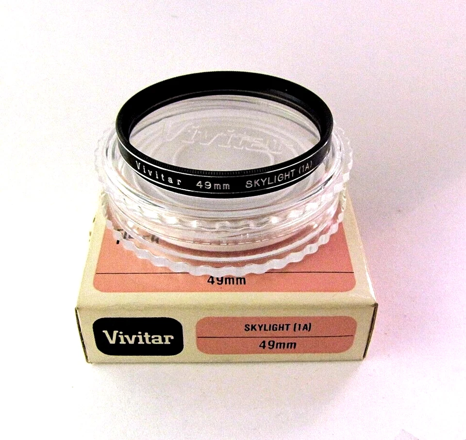 Vivitar Photo Filter 49mm Skylight 1A Circular - NEW - Image 1 of 2