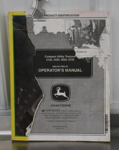 JOHN DEERE 3120 3320 3520 3720 TRACTOR OPERATORS MANUAL OMLVU17926 H5 * - Picture 1 of 2
